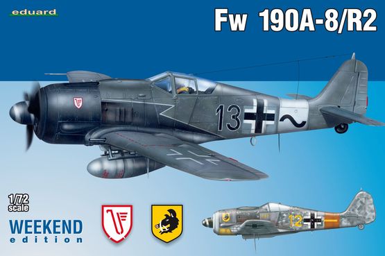 Сборная модель 7430 Eduard Немецкий самолет Fw 190A-8/R2 