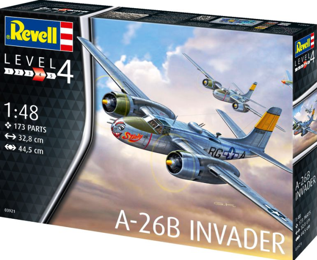 03921 Revell Бомбардировщик A-26B Invader 1/48