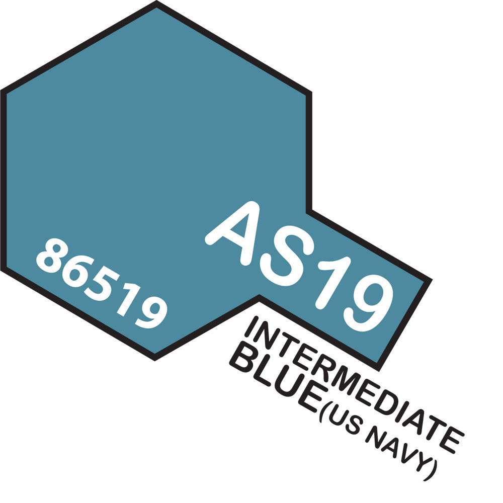 86519 Tamiya Краска-спрей AS-19 Intermidate Blue (US NAVY) 100мл