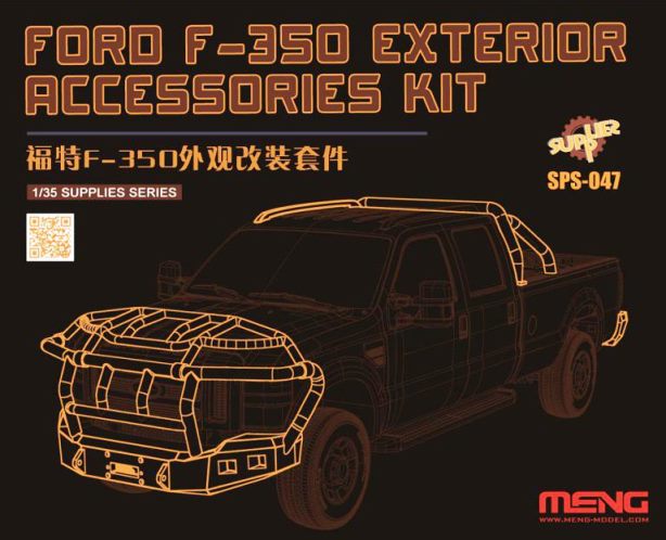 SPS-047 MENG Model Ford F-350 Exterior Accessories kit 1/24