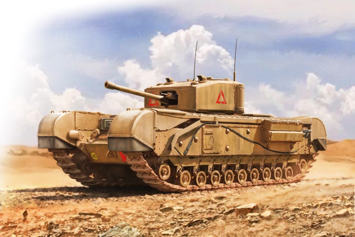 7083 Italeri Танк Churchill Mk. III 1/72