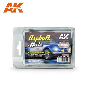AK8090 AK Interactive Набор ASPHALT EFFECTS (RACE SET)