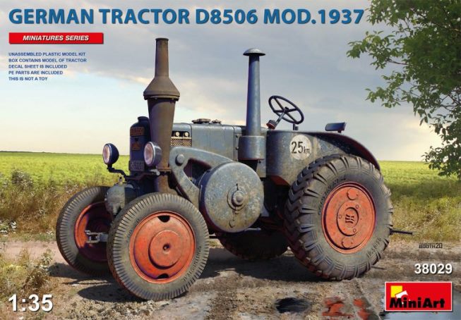 38029 MiniArt Германский трактор D8506Б 1937 г 1/35