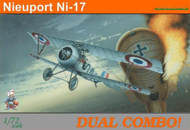 7071 Eduard Самолет Nieuport Ni-17 COMBO (ProfiPACK) 1/72