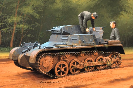 Сборная модель 80145 Hobby Boss Panzer 1 Ausf A Sd.Kfz.101(Early/Late Version) 