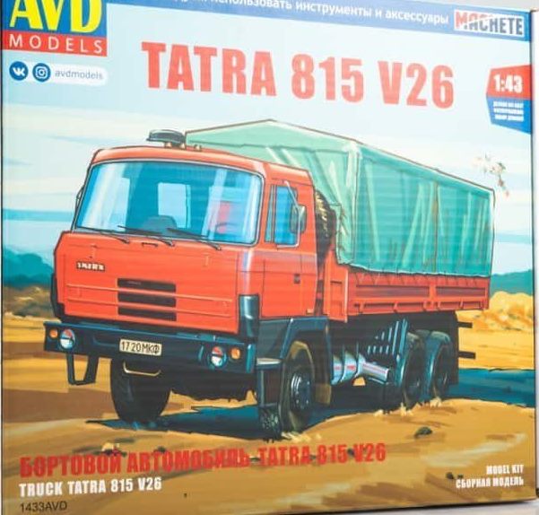 1433AVD AVD Models Автомобиль Tatra 815 V26 бортовой 1/43