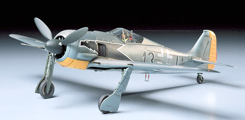 Сборная модель 61037 Tamiya Немецкий истребитель Focke-Wulf Fw190 A-3 
