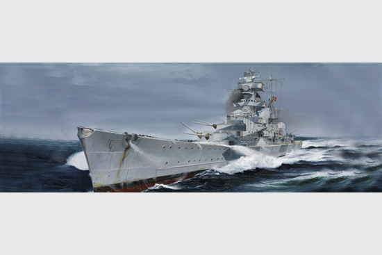 05775 Trumpeter Немцкий крейсер "Адмирал Хиппер" 1940г Масштаб 1/700