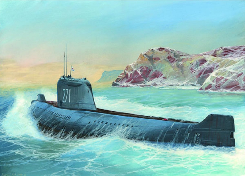 9025 Звезда Подводная лодка "К-19" Масштаб 1/350