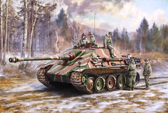 6564 Italeri Немецкая САУ Sd.Kfz. 173 Jagdpanther  Масштаб 1/35