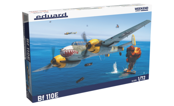 7464 Eduard Самолет Bf-110E (Weekend) 1/72