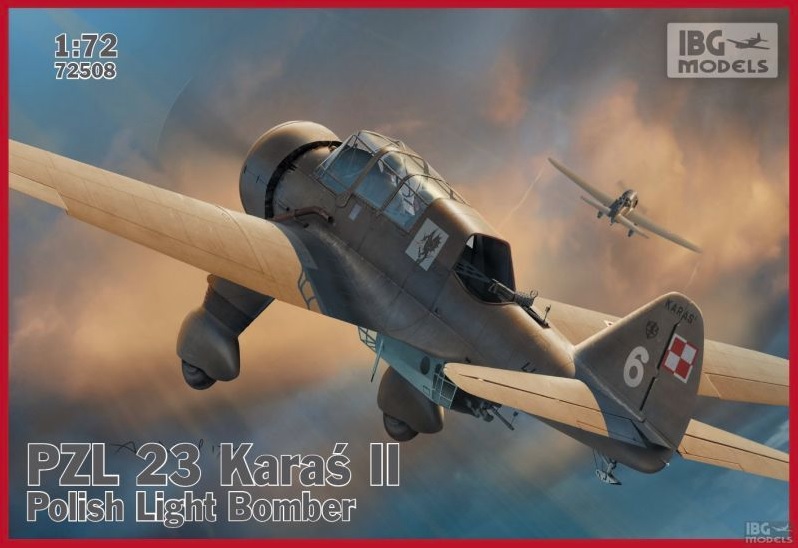 72508 IBG Models PZL 23 KARAS II Polish Light Bomber 1/72
