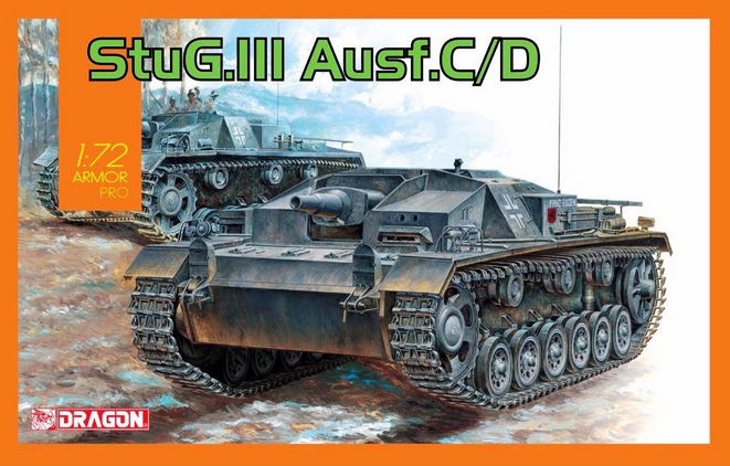 7553 Dragon Немецкая САУ StuG.III Ausf.C/D 1/72