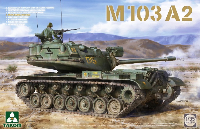 2140 Takom Танк M103A2 1/35