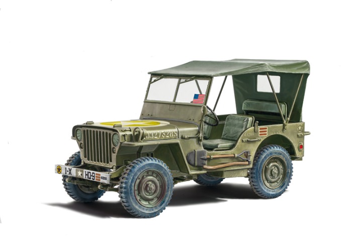 3635 Italeri Автомобиль Willis Jeep MB "80th Year Anniversary" 1/35
