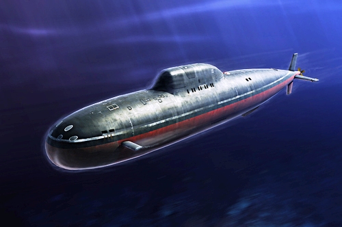 83528 Hobby Boss Подводная лодка Подводные лодки проектов 705, 705К "Лира" ("Альфа" НАТО) 1/350