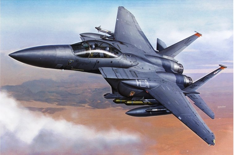 01569 Hasegawa Самолет F-15E Strike Eagle 1/72