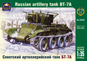 Сборная модель 35026 ARK Советский танк БТ-7А 
