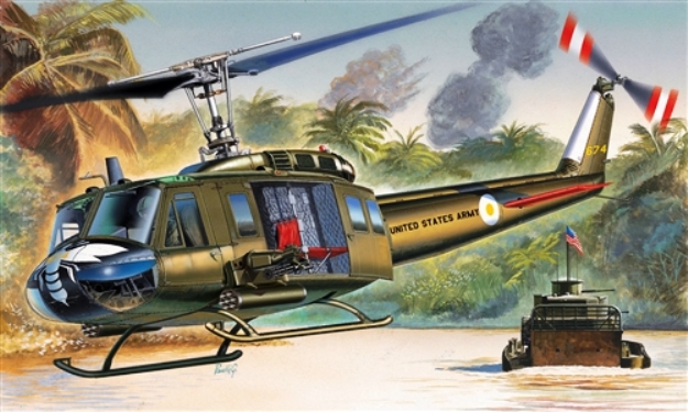 1247 Italeri Вертолёт UH-1D Iroquois 1/72