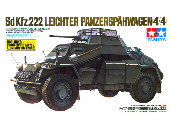 Сборная модель 35270 Tamiya Немецкий разведывательный бронеавтомобиль "LICHTER PANZERSPAHWAGEN Sd.Kfz.222" 