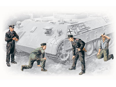 35211 ICM Германский танковый экипаж (1943-1945гг) Масштаб 1/35