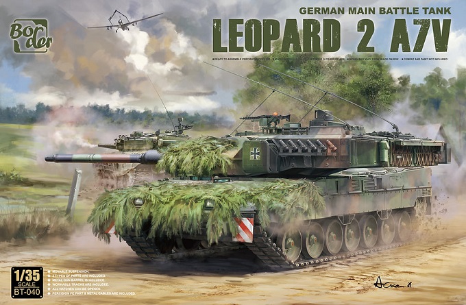 BT-040 Border Model Танк Leopard 2 A7V 1/35