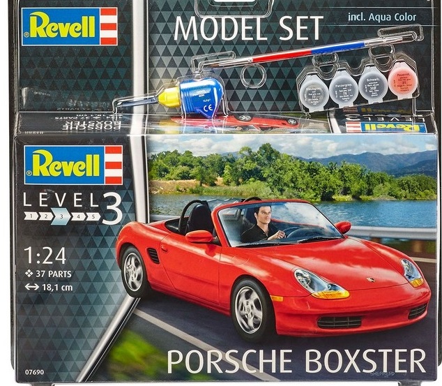 67690 Revell Подарочный набор Автомобиль Porsche Boxster 1/24