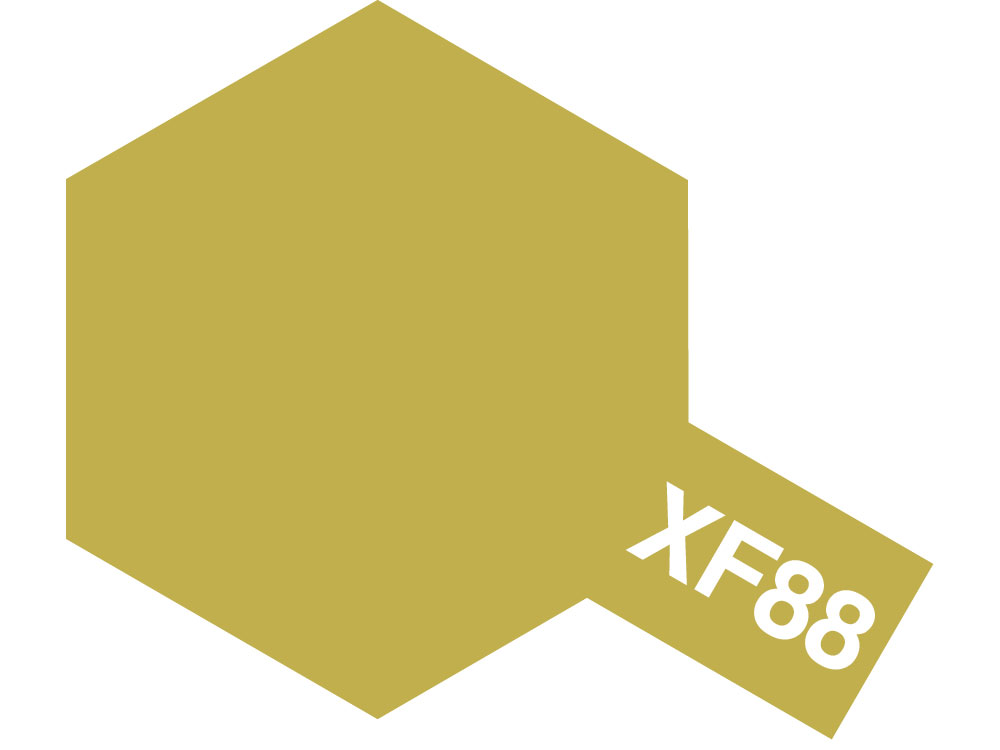 81788 Tamiya Краска акриловая матовая XF-88 Dark Yellow 2 (Темно-желтая) 10мл