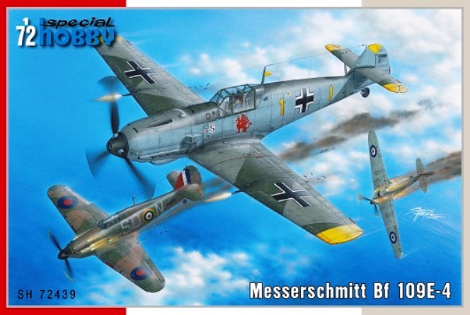 72439 Special Hobby Самолет Messerschmitt Bf 109E-4 1/72