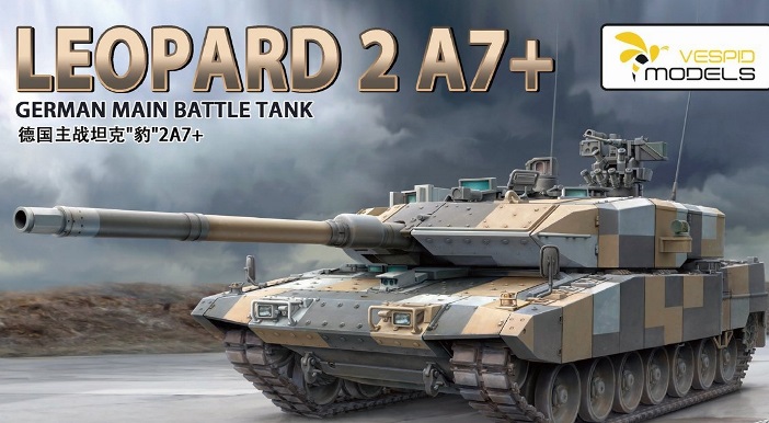 VS720015 Vespid Models Танк Leopard 2 A7+ (металлический ствол) 1/72