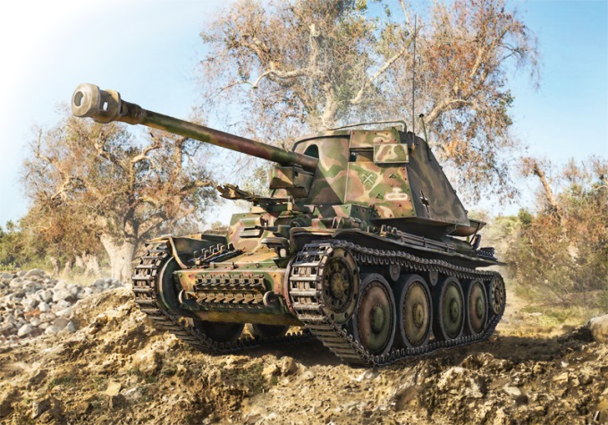 6566 Italeri САУ Sd.Kfz. 138 Marder III Ausf. H 1/35
