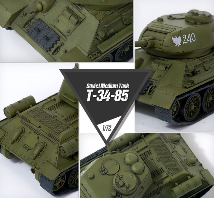 13421 Academy Танк Т-34/85 1/72