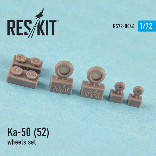 RS72-0046 RESKIT Kamov Type-50 (52) (all versions) wheels set 1/72