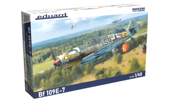 84178 Eduard Самолет Bf 109E-7 (Weekend) 1/48