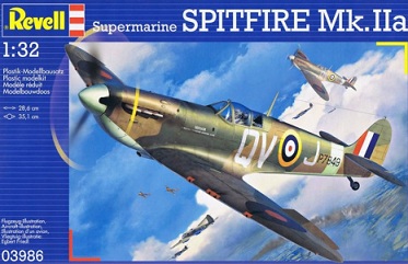 03986 Revell Британский истребитель Supermarine Spitfire Mk.IIa 1/32