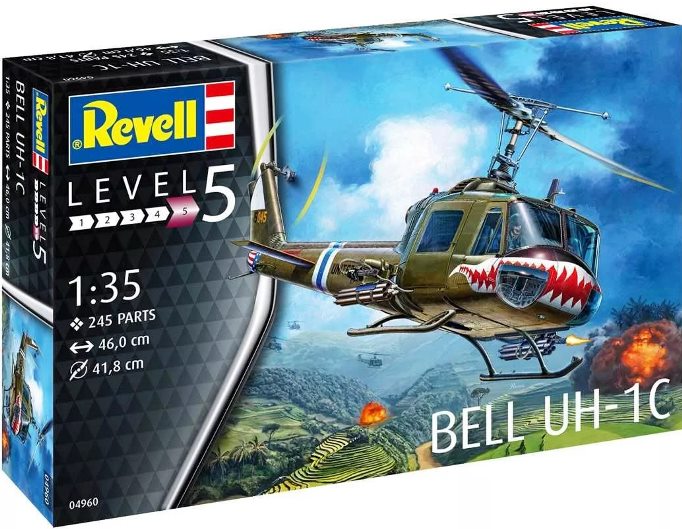 04960 Revell Вертолет Белл UH-1 "Ирокез" 1/35
