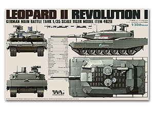 Сборная модель 4629 Tiger Model Танк LEOPARD II REVOLUTION 1