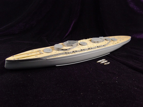 AW10044 Artwox Model Деревянная палуба для крейсера Kronprinz (ICM S003) Машстаб 1/350