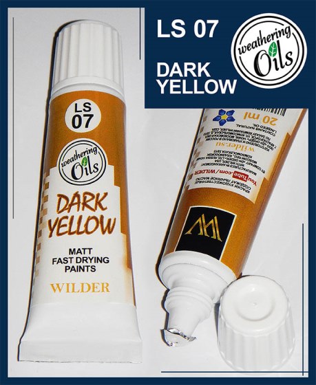 HDF-LS-07 Wilder Краска масляная темно-желтая 20мл