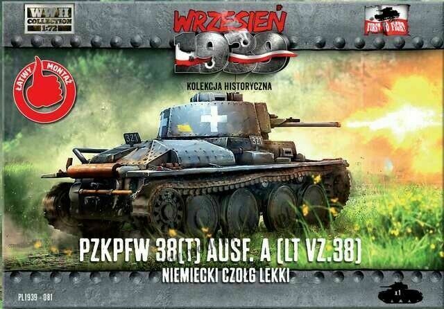 081 First To Fight PzKpfw 38(t) Ausf. A (LT VZ .38) 1/72