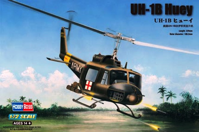 87228 Hobby Boss Вертолет UH-1B Huey 1/72