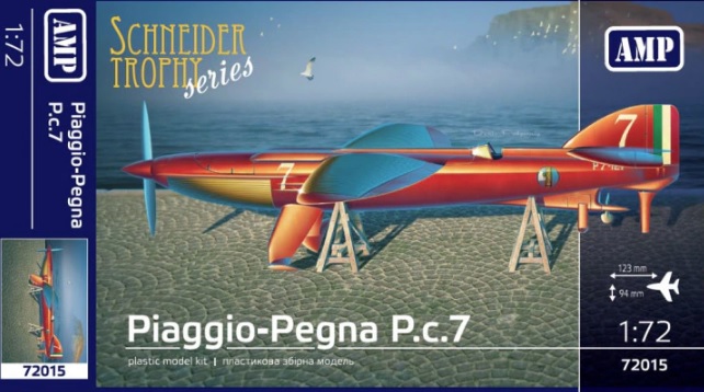 72015 AMP Самолет Piaggoi-Pegna P.c.7 1/72