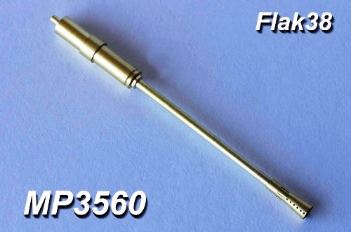 MP3560 Model Point 2 см ствол Flak38 с перфорированным пламегасителем Масштаб 1/35