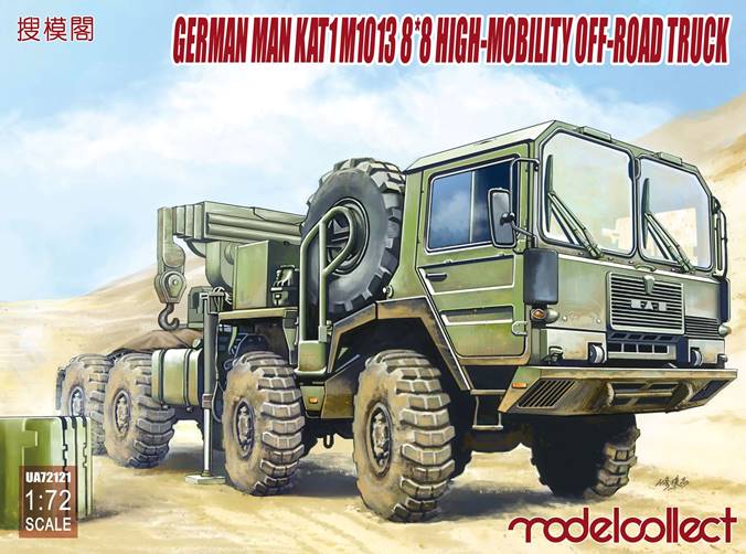 UA72121 Modelcollect German MAN KAT1M1013 8*8 HIGH-Mobility off-road truck 1/72