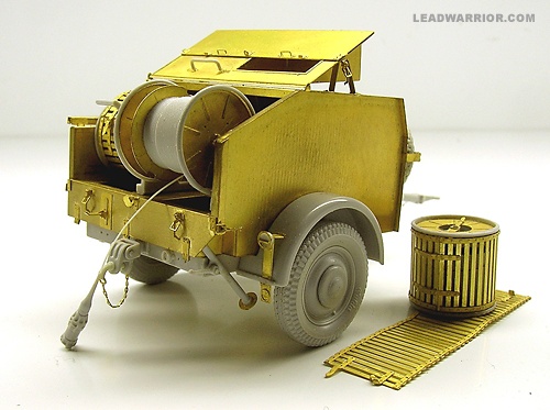 L35214 LeadWarrior Sd.Ah.25 Trailer for Ff-Cable with Verlegewagen (Laying Cart) 1/35