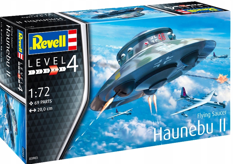 03903 Revell Дисколет Flying Saucer Haunebu 1/72