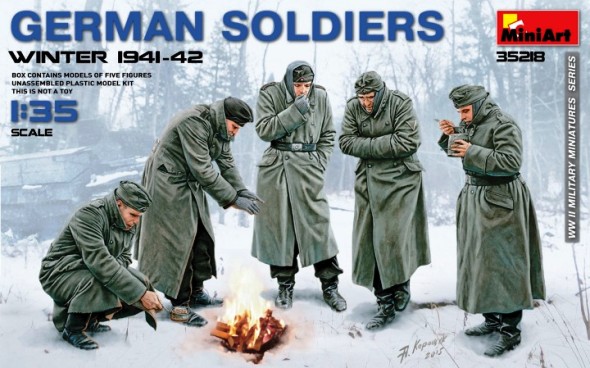 35218 MiniArt Германские солдаты, зима 1941-1942 Масштаб 1/35