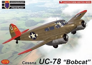 0349 Kovozavody Prostejov Самолёт Cessna UC-78 "Bobcat" 1/72