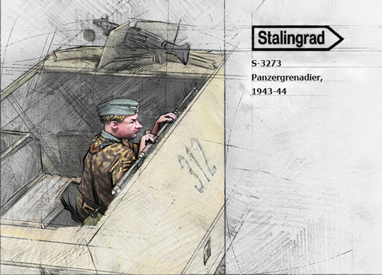 3273 Stalingrad Панцергренадер (1943-44гг) 1/35