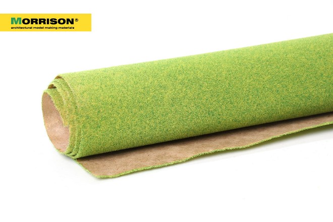 TRL-001 Morrison Рулонная трава для макета. Солнечная зелень. 60*85 см